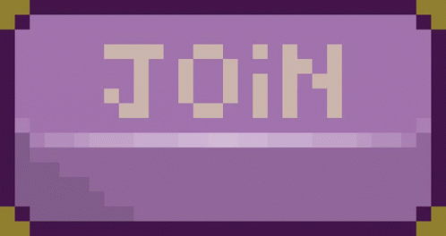 Purple Sign Saying Join