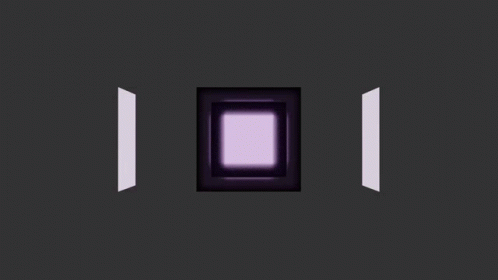 Purple Square Surrounded by White Lines
