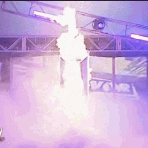 Purple Stage with VCR Sign