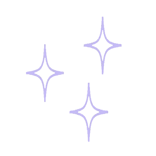 Purple Stars on White