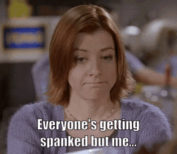 Purple Sweater Woman Says Everyone's Getting Spanked But Me