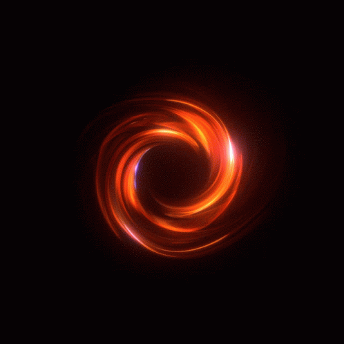 Purple Swirl Of Light In Dark GIF