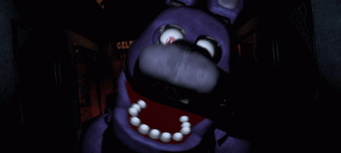 Purple Teddy Bear in Front of Celeb Sign