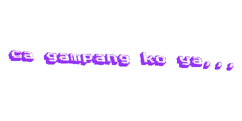 Purple Text Ca Bampang Ko Ye
