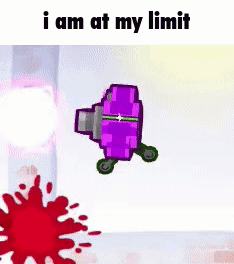 Purple Toy Car Flying I Am at My Limit