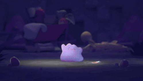 Purple Unicorn Flying in Cave
