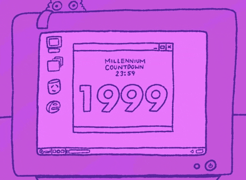 Purple Y2k Microsoft Computer GIF