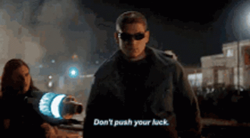 Push It Dont Push Your Luck Wentworth Miller GIF