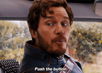 Push The Button Star Lord GIF