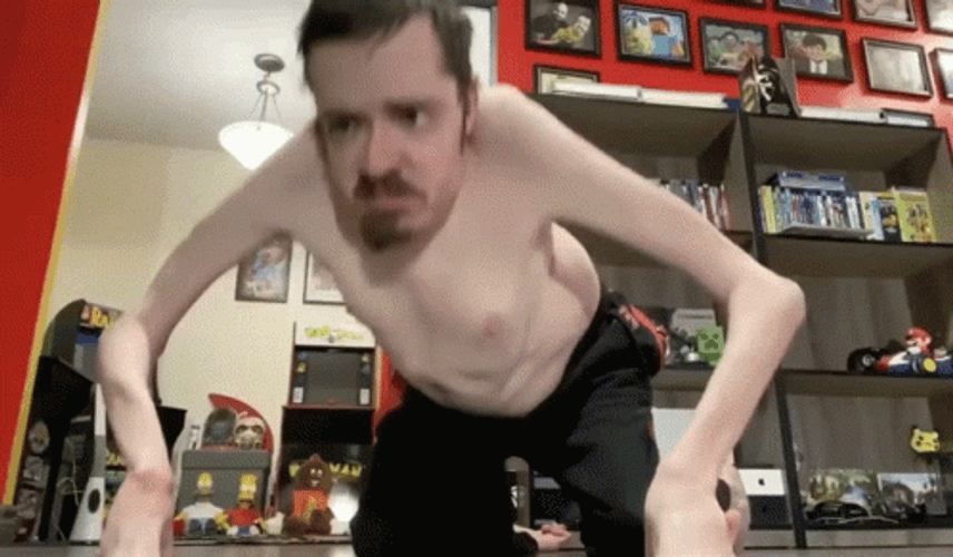 Push Up Exercise Ricky Berwick GIF