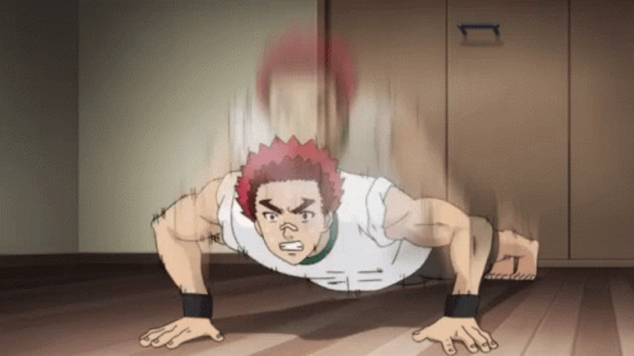 Push Up Glitch Kineshi Hairo GIF