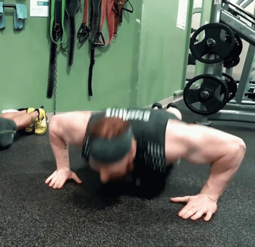 Push Up Gym Stephen Farelly GIF