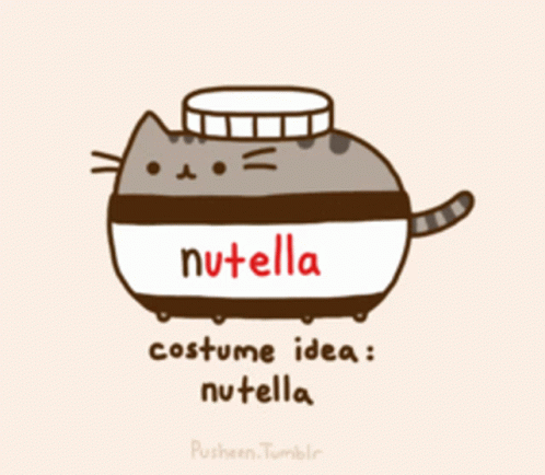 Pusheen Cat Nutella Costume GIF
