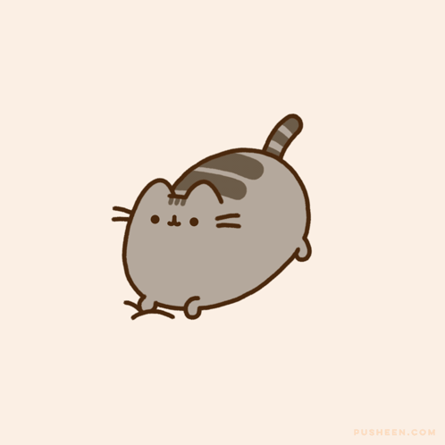 Pusheen Cat Saying Pusheen.com GIF