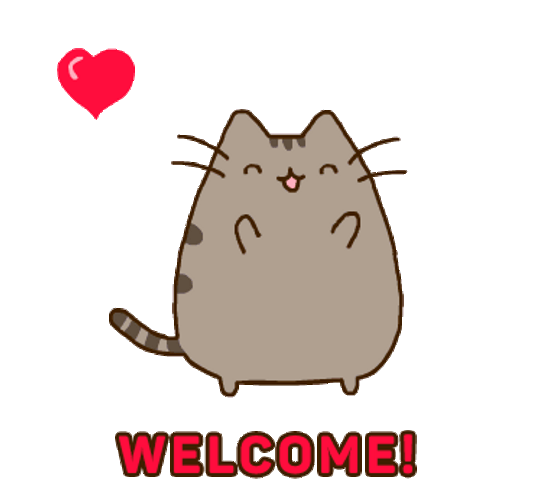 Pusheen Cat Welcome GIF 