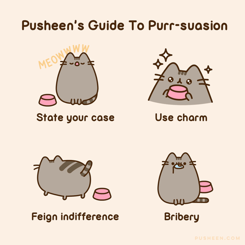 Pusheen's Guid To Purr GIF