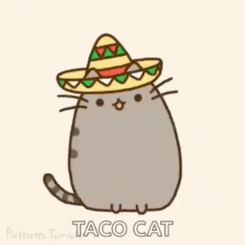 Pusheen Taco Cat Dancing GIF