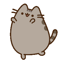 Pusheen Yay Sticker GIF