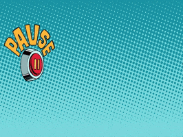 Pushing Pause Button Animation GIF