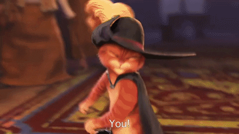 Puss In Boots Catapault GIF