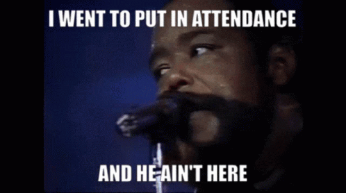 Put In Attendance Barry White GIF