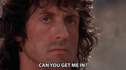 Sylvester Stallone Serious Put Me In Coach GIF