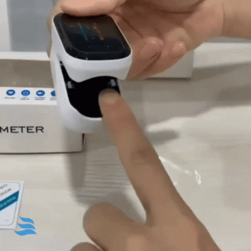 Put On Oxygen Meter GIF