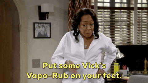 Put Some Vicks Vapo Rub Medicine GIF