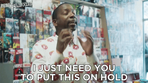 Put This On Hold Bit Playas Leon GIF