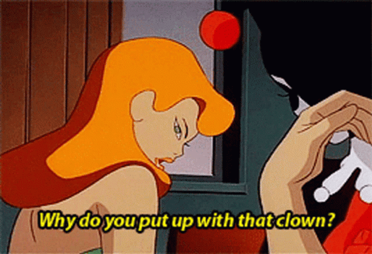 Put Up With Clown GIF