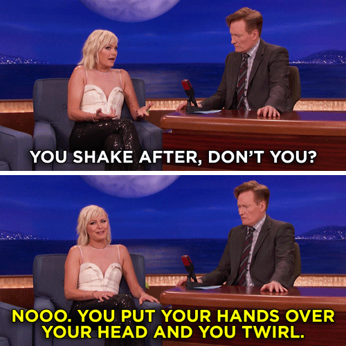 Put Your Hands Over Your Head And Twirl GIF