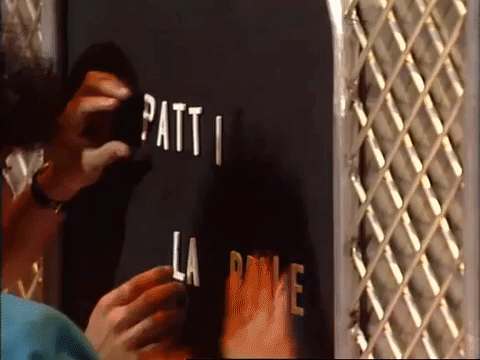 Putting Letters Patti Labelle On GIF
