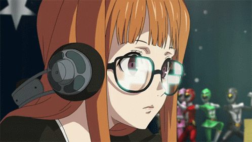 Putting On Glasses Futaba Sakura Persona GIF