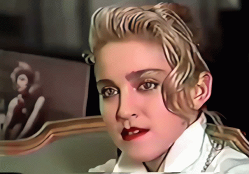 Putting On Glasses Madonna GIF