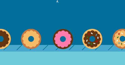 Putting Sprinkles Time To Make The Donuts GIF