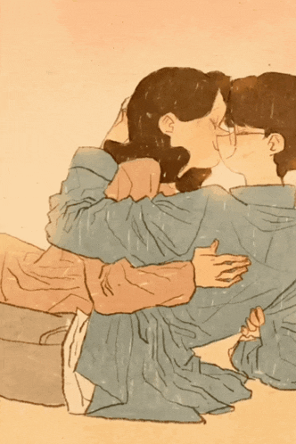 Puuung Kiss Puuung Hug Gif GIF