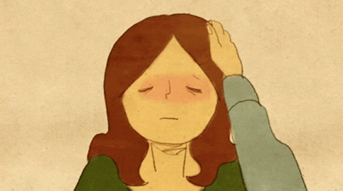 Puuung Tired Head Pat GIF