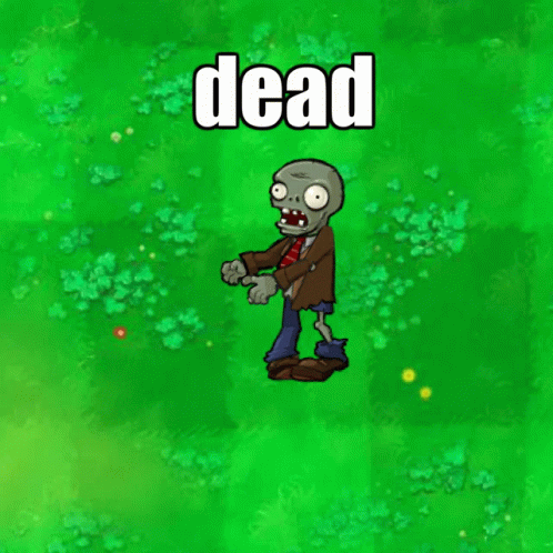 Pvz Dead Zombie GIF