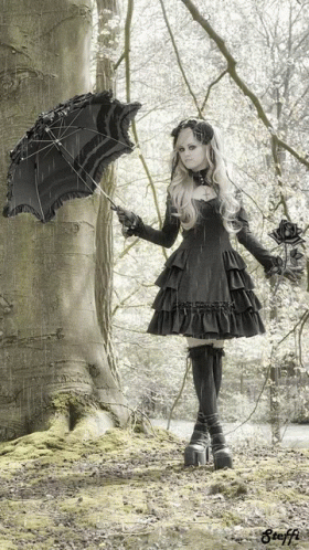 Pylongeorge Gothic Lolita Attire GIF