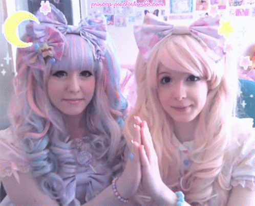 Pylongeorge In Lolita Outfit GIF