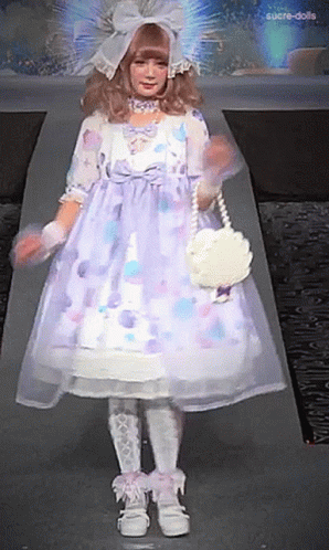 Pylongeorge Lolita Fashion Show GIF