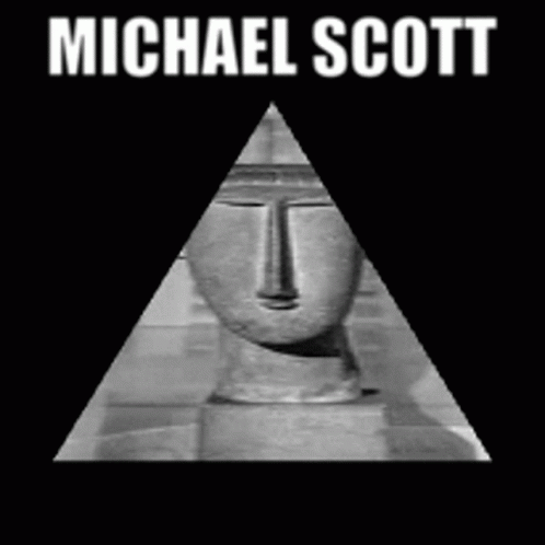 Pyramid With Face And Name Michael Scott GIF