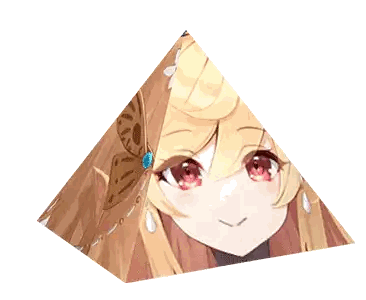 Pyramid With Girl and Butterfly Wings