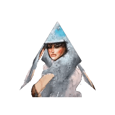 Pyramid With Woman's Face