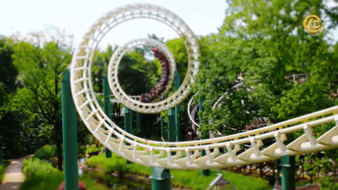 Python Loop Roller Coaster GIF