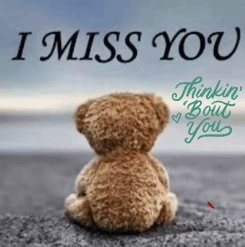 Gloomy Bear Missing You Heart GIF