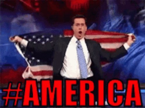 Hashtag America Stephen Colbert Dancing GIF