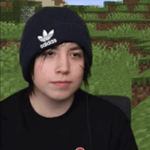 Quackity Minecraft Stream Squint Suspicious GIF