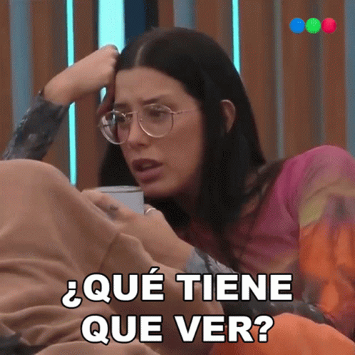 Que Tiene Que Ver Woman With Hand to Head