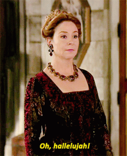 Queen Catherine Saying Hallelujah GIF